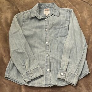 Cat & Jack Light Blue Button-Up Shirt